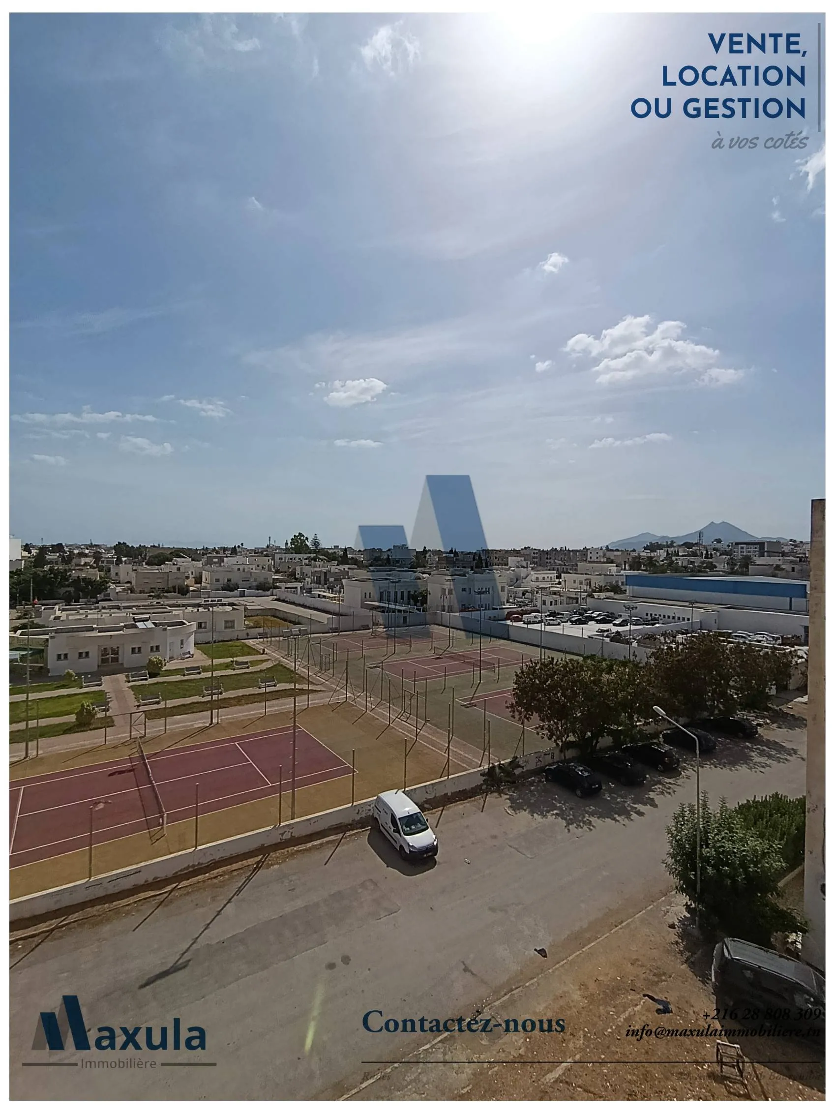 À VENDRE APPARTEMENT S+2 RÉNOVÉ À RADES SNIT (CHEMINOT)