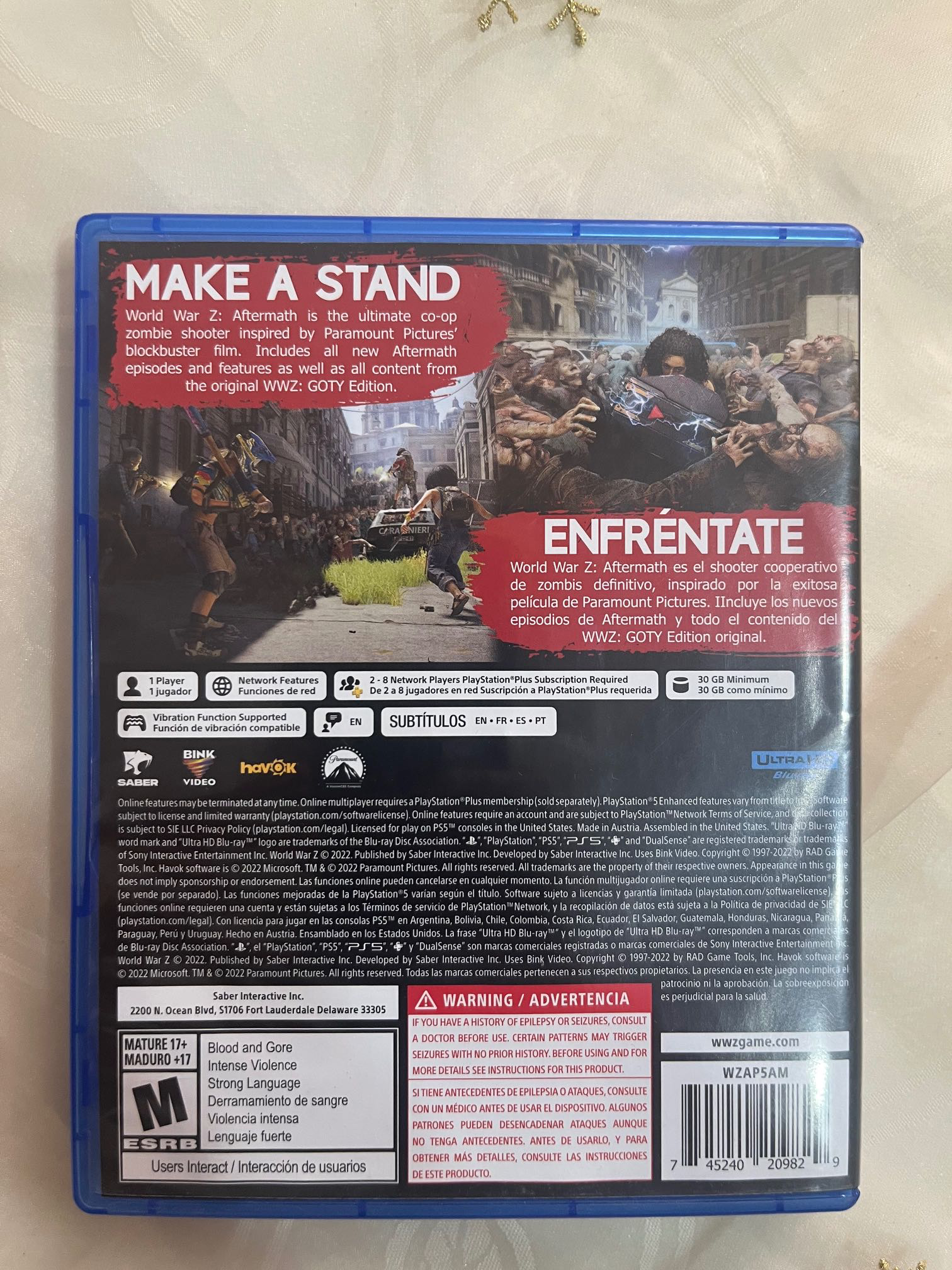 CD PS5 AFTERMATH