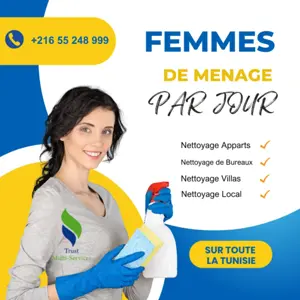 femme de ménage par jour a tunis 